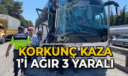 Korkunç kaza: 1’i ağır 3 yaralı
