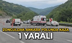Zonguldak-Ankara yolunda kaza: 1 yaralı