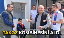 Takoz kombinesini aldı