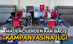 Madencilerden kan bağış kampanyasına ilgi