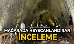 Mağarada heyecanlandıran inceleme