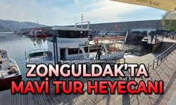 Zonguldak'ta mavi tur heyecanı