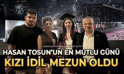 Hasan Tosun'un en mutlu günü: Kızı İdil Tosun mezun oldu