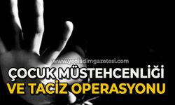 Çocuk müstehcenliği ve taciz operasyonu
