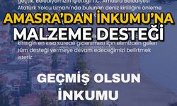 Amasra’dan İnkumu’na malzeme desteği