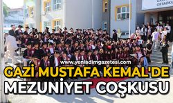 Gazi Mustafa Kemal'de mezuniyet coşkusu