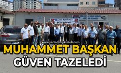 Muhammet Başkan güven tazeledi