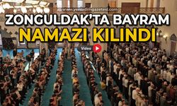 Zonguldak'ta bayram namazı kılındı