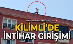 Kilimli'de intihar girişimi