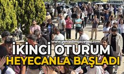 İkinci oturum için adaylar ter döktü, aileler dualarla bekledi