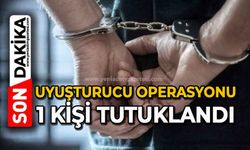 Uyuşturucu operasyonu: 1 kişi tutuklandı
