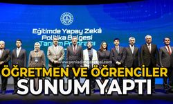 Öğretmen ve Öğrenciler sunum yaptı