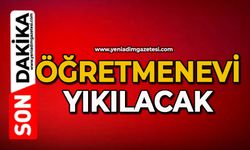 Öğretmenevi yıkılacak
