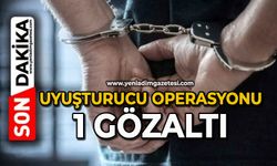 Uyuşturucu operasyonu: 1 gözaltı