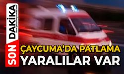 Çaycuma'da patlama: Yaralılar var