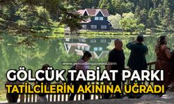Gölcük Tabiat Parkı tatilcilerin akınına uğradı: "Doğası, enerjisi harika"
