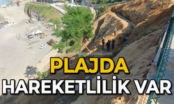 Plajda hareketlilik var