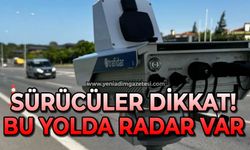 Dikkat: Bu yolda radar var!