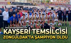 Kayseri temsilcisi Zonguldak'ta şampiyon oldu