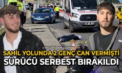 Sahil yolundaki kazada 2 genç can vermişti: Sürücü serbest kaldı