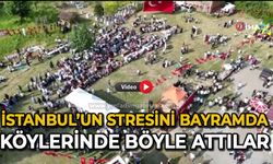 İstanbul’un stresini bayramda köylerinde böyle attılar