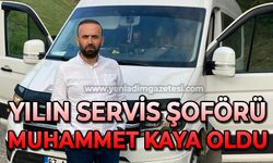 Yılın servis şoförü Muhammet Kaya oldu