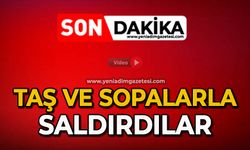 Taş ve sopalarla saldırdılar