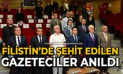 Filistin’de şehit edilen gazeteciler anıldı