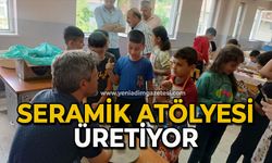 Seramik atölyesi üretiyor