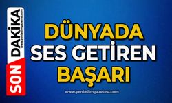 Dünyada ses getiren başarı