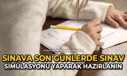 Sınava son günlerde sınav simülasyonu yaparak hazırlanın