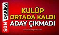 Kulüp ortada kaldı aday çıkmadı