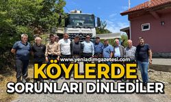 Köylerde sorunları dinlediler
