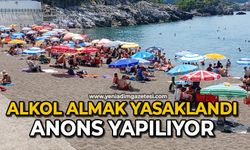 Alkol almak yasaklandı anons yapılıyor
