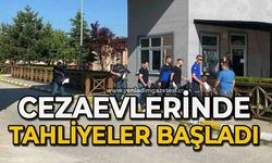 Cezaevlerinden tahliyeler başladı