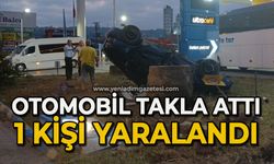 Otomobil takla attı: 1 yaralı