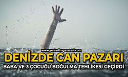 Ereğli'de denizde can pazarı: Baba ve 3 çocuğu boğulma tehlikesi geçirdi