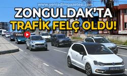 Zonguldak'ta trafik felç!