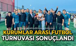 Çaycuma'da Kurumlar Arası Futbol Turnuvası sonuçlandı