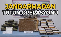 Jandarmadan tütün operasyonu