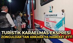 Turistik Karaelmas Ekspresi Zonguldak'tan Ankara'ya hareket etti