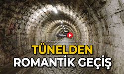Tünelden romantik geçiş
