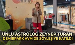 Ünlü astrolog Zeynep Turan Demirpark AVM'de söyleşiye katıldı