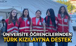 Üniversite öğrencilerinden Türk Kızılayı’na destek