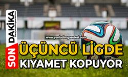 Üçüncü ligde kıyamet kopuyor
