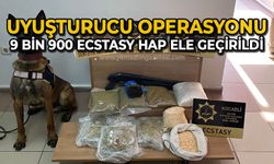 Uyuşturucu operasyonu: 9 bin 900 ecstasy hap ele geçirildi