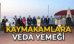 Kaymakamlara veda yemeği