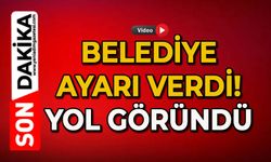 Belediye ayarı verdi: Yol göründü