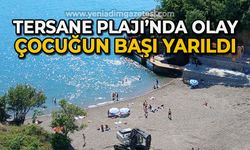 Tersane Plajı'nda olay: Çocuğun başı yarıldı