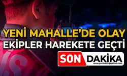 Yeni Mahalle'de olay ekipleri harekete geçirdi